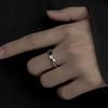 Simplicity Mobius Ringöffnung Verstellbarer Fingerring für Männer und Frauen Paarringe Verlobungsschmuck Zubehör Geschenk