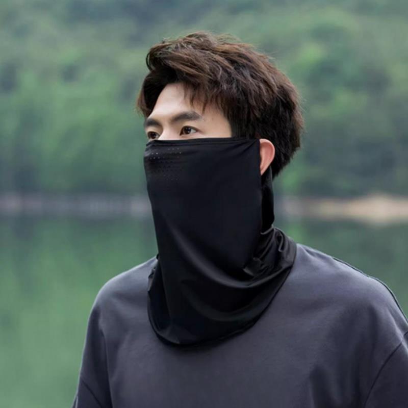 Unisex UV Protection Outdoor Neck Wrap Cover Sports Sun Proof Bib Mask Face Cover Neck Wrap Cover Sunscreen Face Scarf