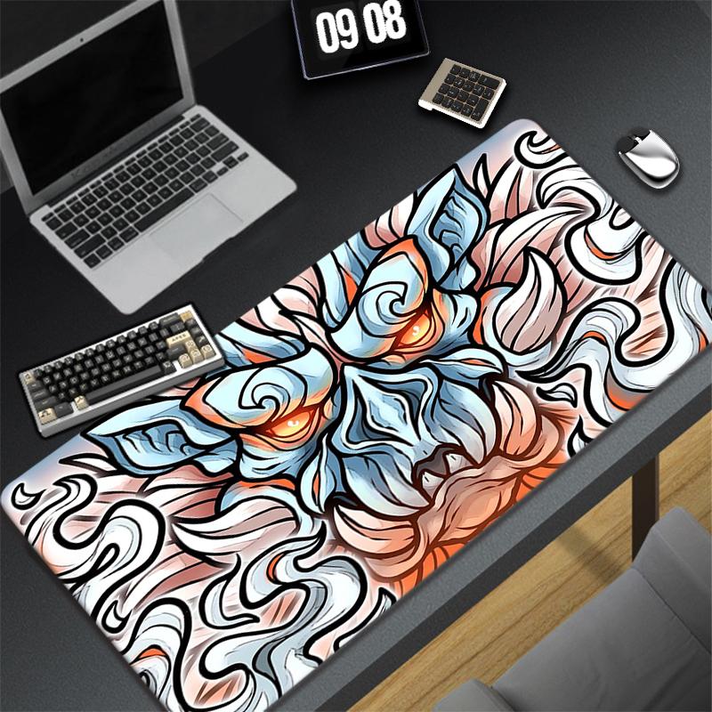 Monster Hunter Mouse Pad Gamer Mousepad Company Keyboard Mat Mause Gamer PC Cabinet Desk Table Pad Gaming Laptop Large Deskmat