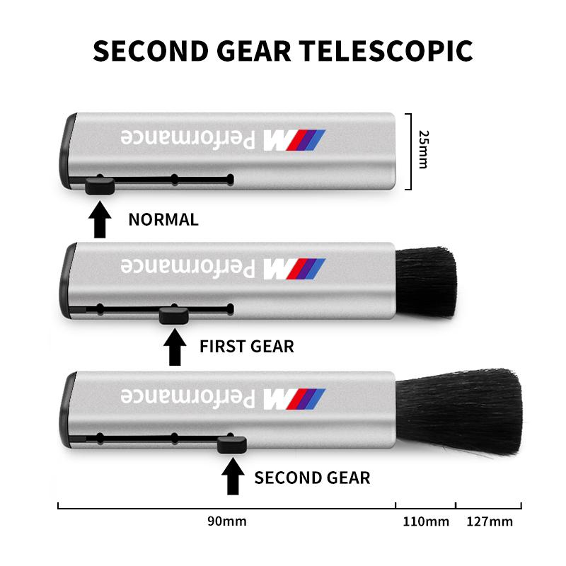 M LOGO Car Air Conditioner Outlet Clean Brush Dust Remover For BMW M E46 E90 E60 F10 F30 F20 E39 E36 X5 E70 F25 E92 X4 X5 Accessories