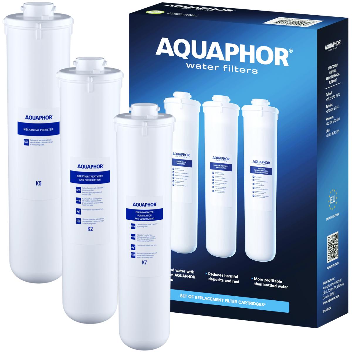 Aquaphor K5, K2, K7 filtra komplekts