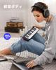Donner MIDI Keyboard, 25 Keys, USB Controller, Mini Keyboard, Compact, Velocity Sensitive, Music Production, Japanese Instruction Manual, Black N-25