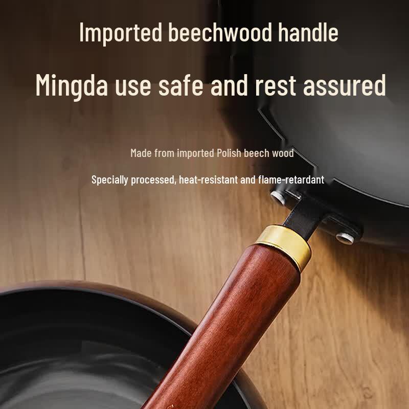 Supor Pumpkin-Style Fine Iron Nitrided Non-Stick Wok