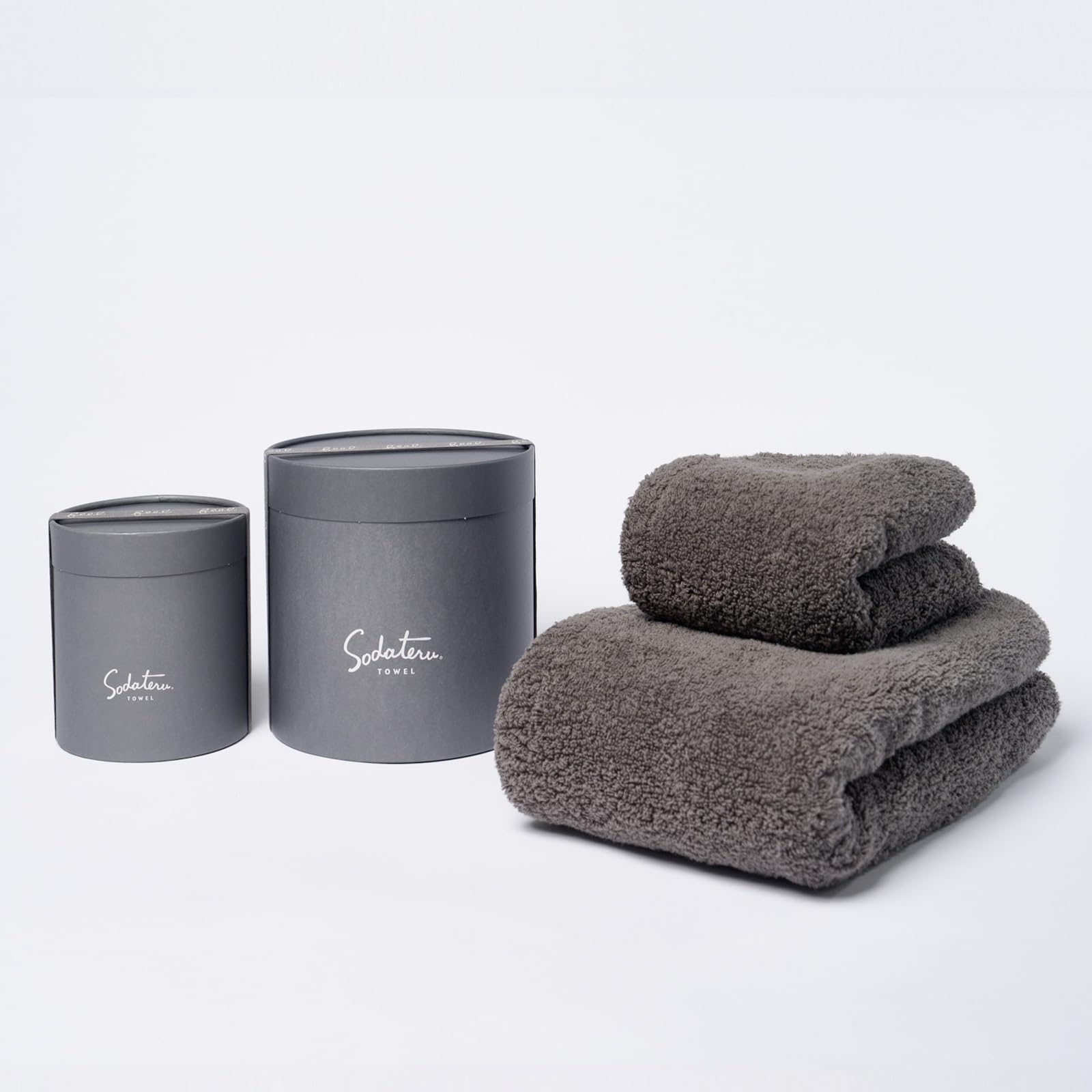

Nurturing Towel Bath Towel Face Towel Gift Box Set Feel + (Charcoal (Gray))