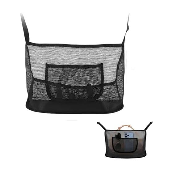 Car Storage Pocket, Storage Bag, Car Supplies Storage, Between Seats, Large Capacity, Gap Storage, Bag Rest, Net, Does Not Fall Down, Accessory