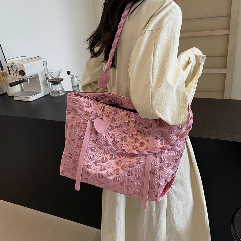 Fashionable Commuting Trendy and Personalized New Beautiful Large Capacity Casual One-shoulder Hand-to-door Tote Women's Bag