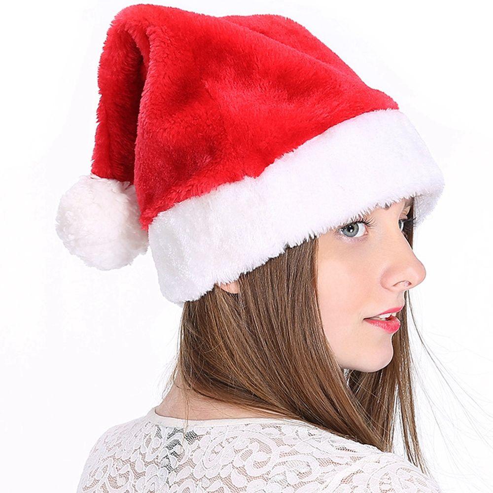 Warm Santa Claus Baby Adult Kids New Year Xmas Supplies Hat Festive Supplies Christmas Hat
