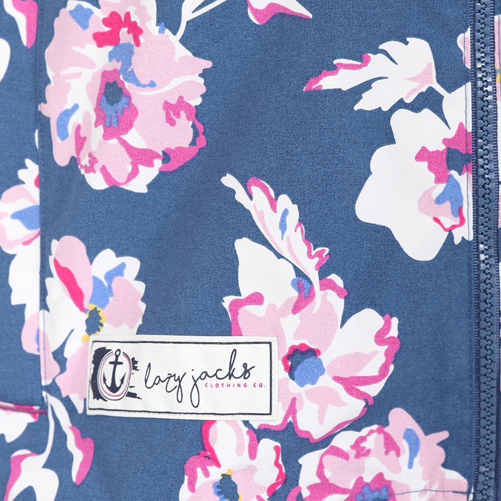 Lazy Jacks Womens/Ladies Floral Waterproof Jacket