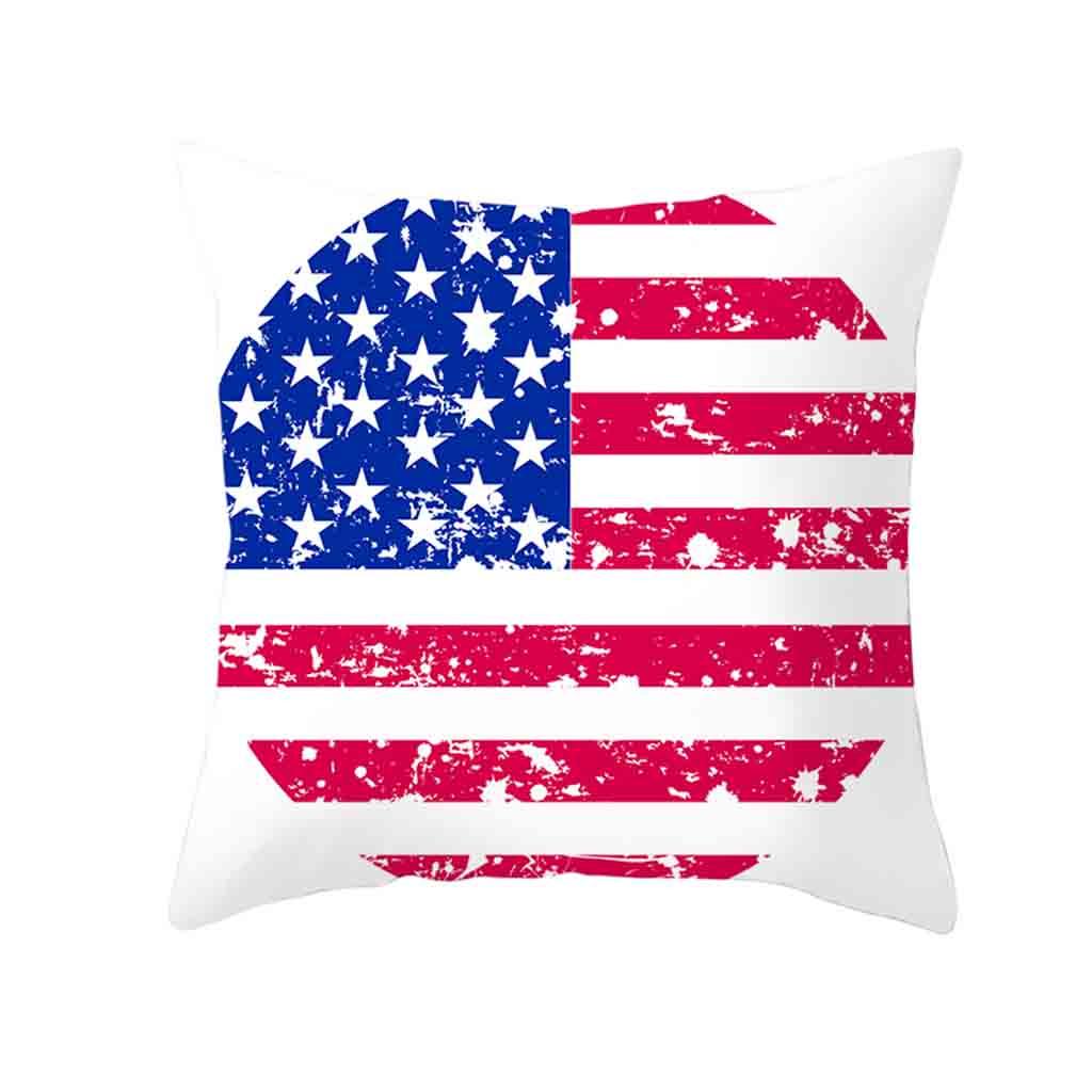 Buy Sofa Cushion Cover Home Pillow Case Independence Day 4th Of July at