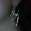 Gothic Dark Spider Crawl Hänge-Ohrstecker Piercing Ohrknorpel Clip Für Unisex Halloween Party Zubehör