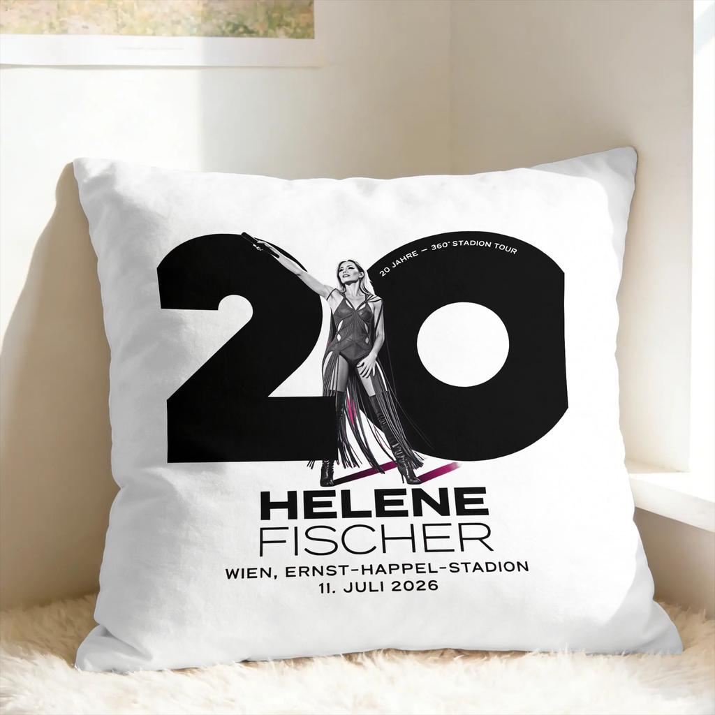 H-Helene Fischer 360° Stadiontour Kussensloop Zachte Kussensloop Leuke Grappige Kussensloop Voor Bank Slaapkamer Woondecoratie
