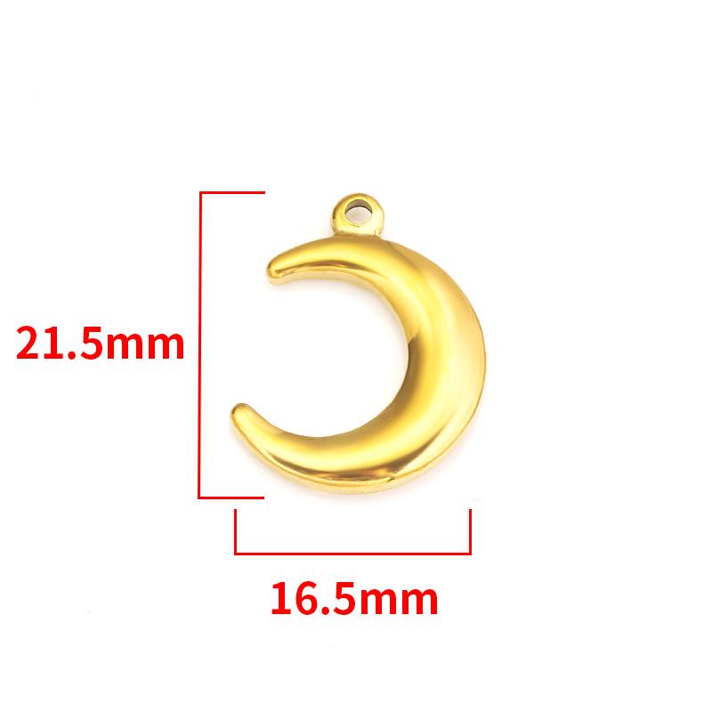 Polished Stainless Steel Heart Charms for DIY Necklaces and Bracelets