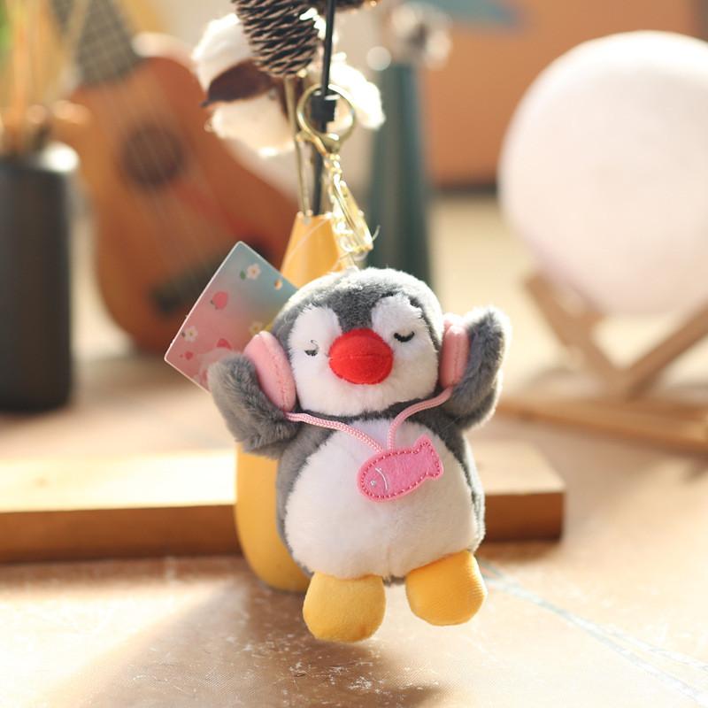 Stuffed Adorable Penguin Toy Plush Keychain Backpack Accessory Gift Kids