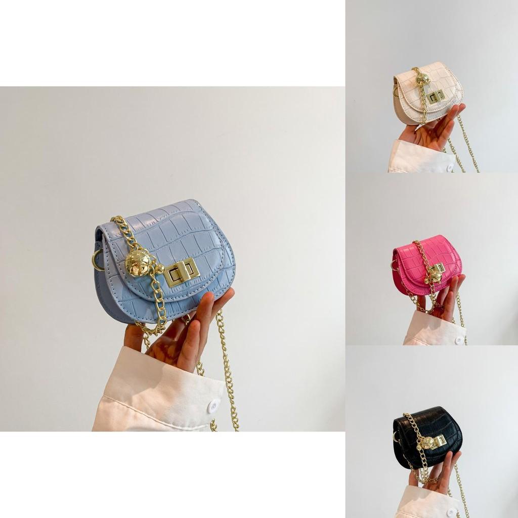 Fashionable Autumn Mini Bag For Women Chic Saddle Shape With Chain Strap