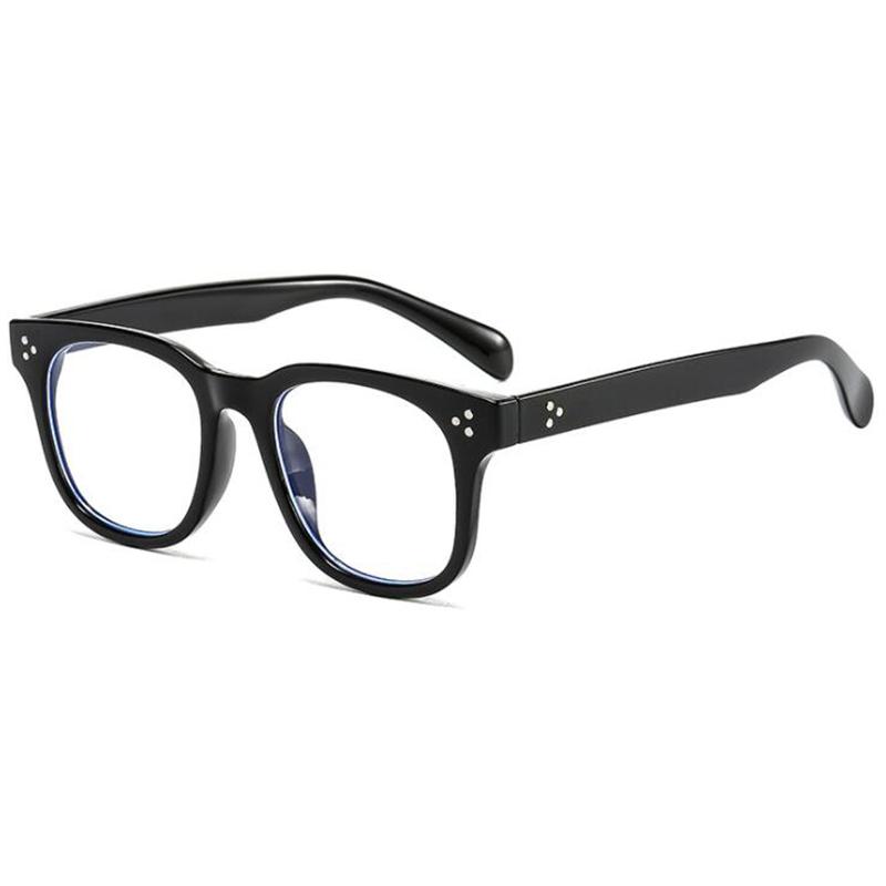 -1 -1.5 -2 -2.5 -3 -3.5 -4 -4.5 -5.0 -5.5 -6.0 Classic Rivets Myopia Eyeglasses With Degree Women Men Black Leopard Frame Glasses