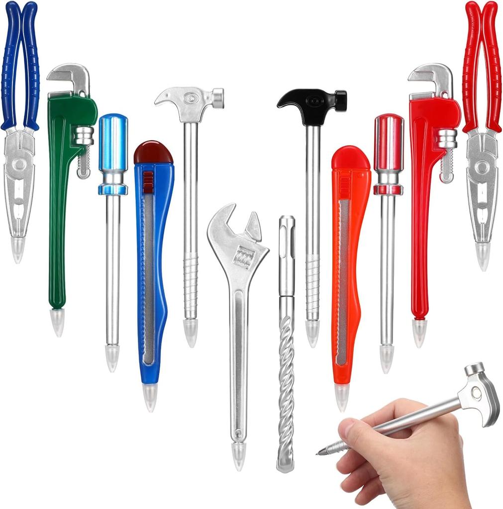 5 предметів Новинка Набір кулькової ручки Ключ Молоток Плоскогубці Викрутка Чорнило чорного кольору A6829