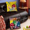 M&Ms C-ChocolateS Pillow Gift Home Office Decoration Bedroom Sofa Car Cushion Cover Case 45x45