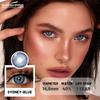 Eyeshare 1pair Blue Color Contact Lenses for Eyes Blue Colorcon Lenses Cosmetics Green Colored Lenses Cosmetic Eye Lens Yearly Use