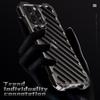 R-JUST RJ-50 For iPhone 16 Aluminum Alloy Armor Case Hollow Shockproof Back Cover