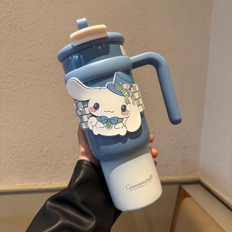 XW Sanrio Thermal Bottle Coffee Mug 520ml 900ml Hello Kitty Thermos Cup Keep Cold Portable 316 Stainless Steel Vacuum Flasks