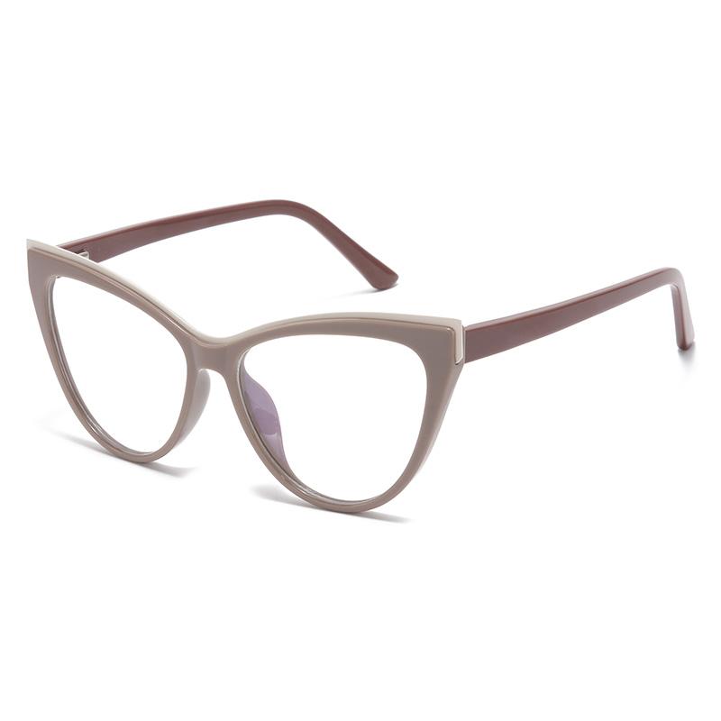 Spring Hinge Women Cat Eye Prescription Glasses For The Nearsighted Anti Blue Rays Myopia Spectacles Power 0 -0.5 -0.75 To -6.0