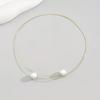 Pearl & Steel Adjustable Choker: Fashionable, Versatile Necklace with European-American Design