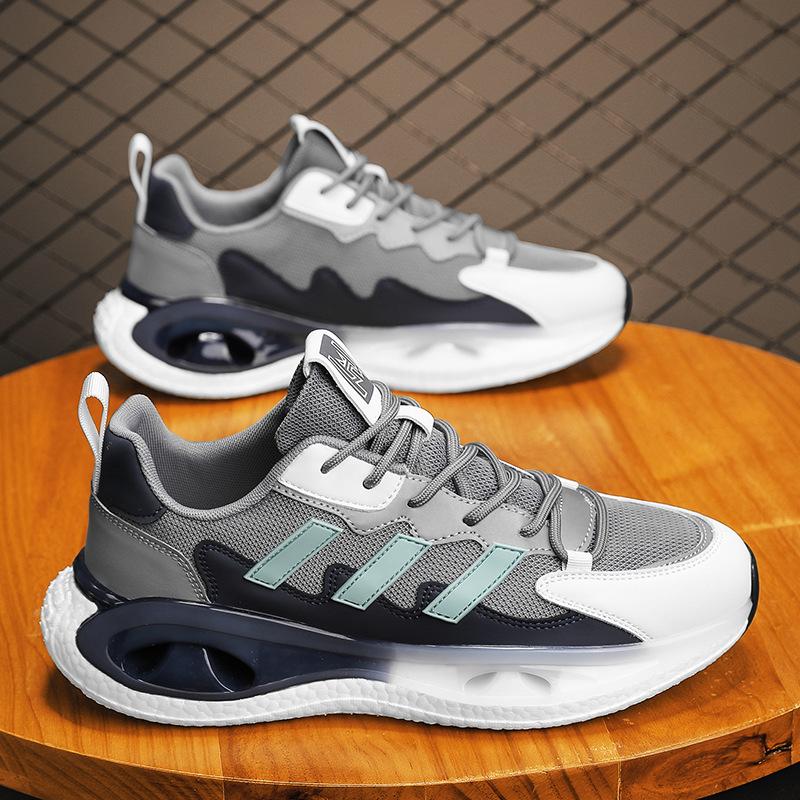 Bees and Wolves Summer Real Popcorn Sports Men's Shoes Breathable and Lightweight Running Shoes Casual Trend Versatile Tennis Shoes