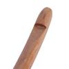 5Pcs Wooden Soup Spoon with Curved Handle Multi Purpose Rice Scoop for Home Kitchen(Wood Color )