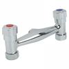 Easily Installed Wall Mounted Chrome Finished Dual Control Shower Faucet