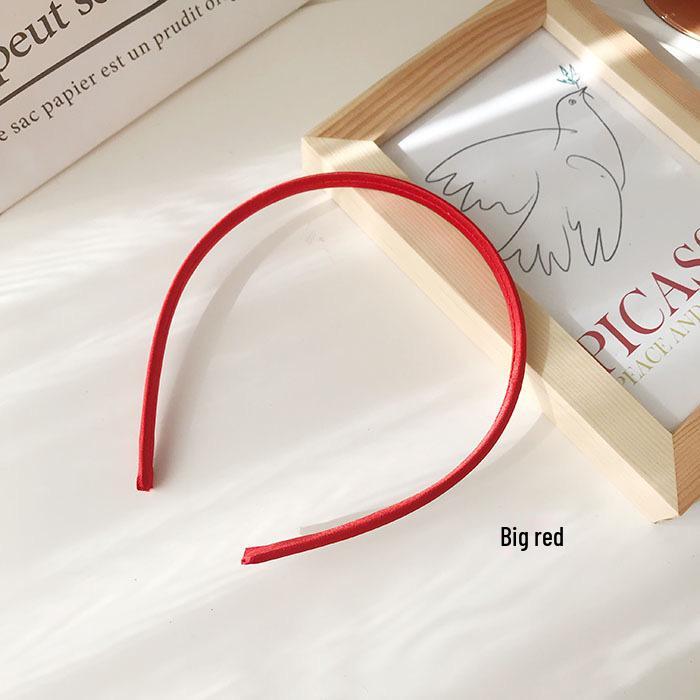 

Шелковая атласная повязка на голову конфетного цвета: Материал для изготовления украшений своими руками, ширина 1 см, ткань с пластиковым покрытием