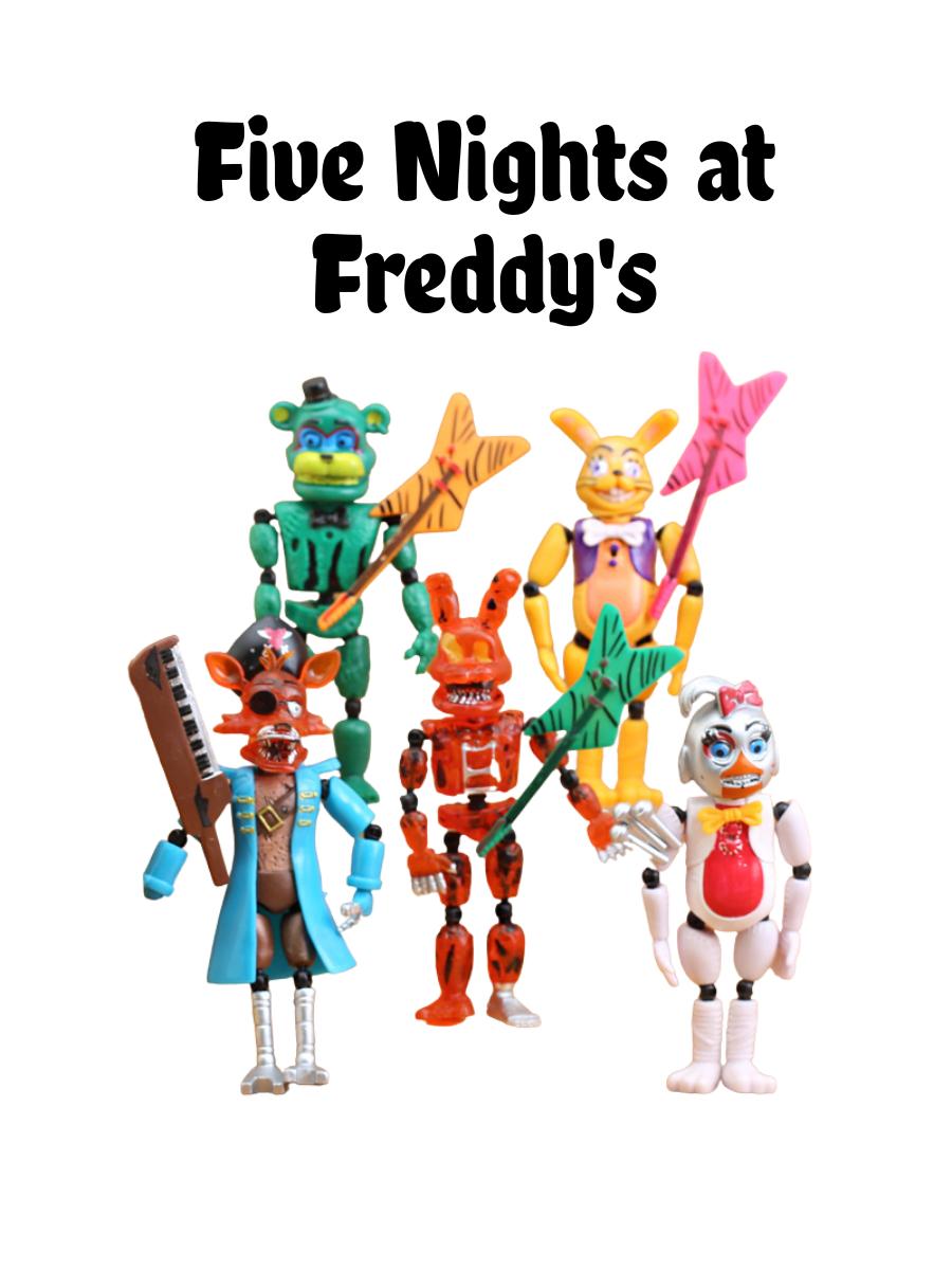 

Фігурки П ять ночей у Фредді ФНАФ Five Nights at Freddy s аніматроніки набір іграшок 5 шт 15-17.5 см 15-17.5 різнокольоровий