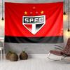 1PC Sao Paulo Fc Crest Tapestry Hanging for Bedroom,Livingroom, Playroom,Decor Art Room Wall Tapestry Holiday and Birthday Gifts