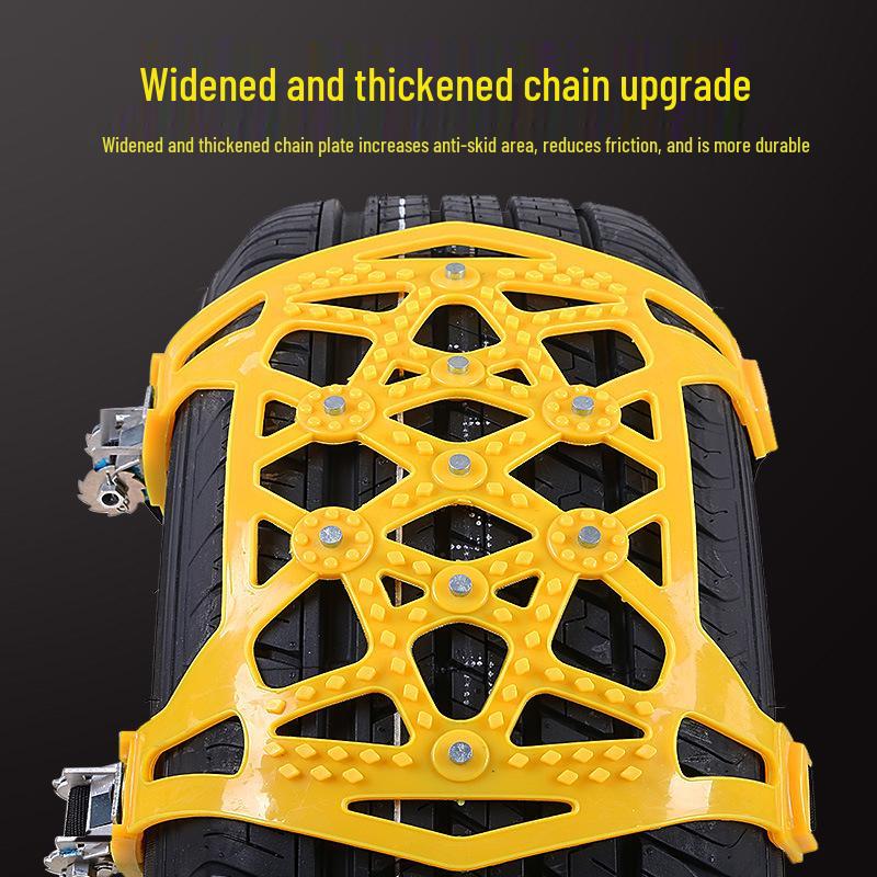 Winter Essential Car Tire Anti-Skid Chains for Mud and Snow Extrication