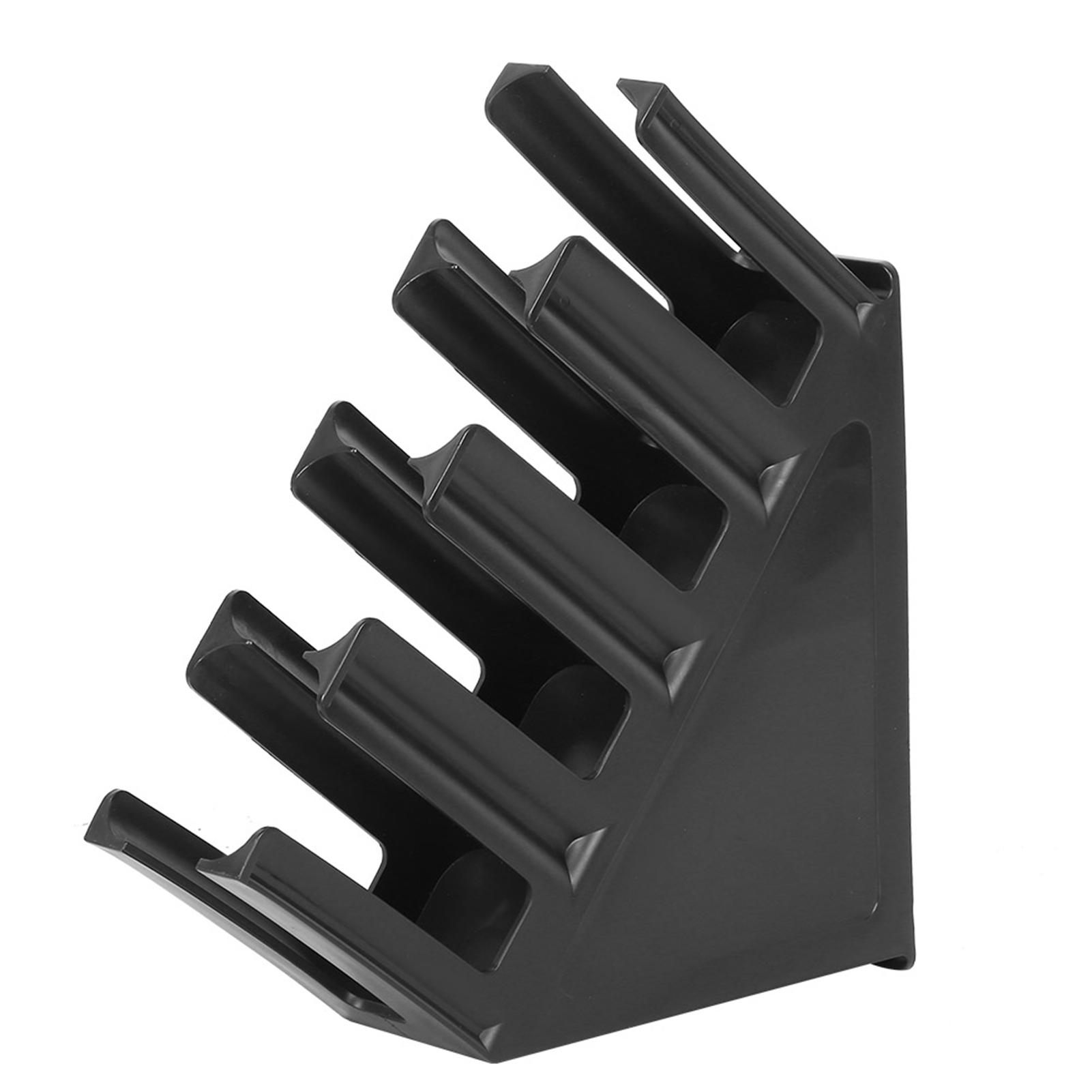 

Countertop Coffee Milk Tea Cup Storage Rack Stand Paper Cups Holder Dispenser OrganizerBlack