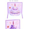 Artistic Popup Birthday Card 3D Cake Greeting Card Stylish Party Invitation Card for Birthdays and Festives Gatherings