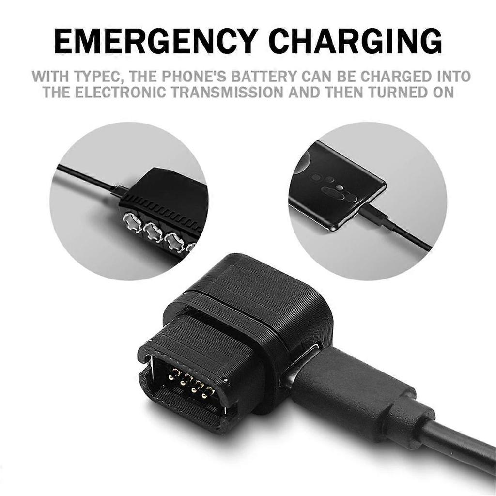 Tragbarer Di2 Ladegerät Adapter 4-Pin auf Typ-C für EW-EC300 R9270 9250 8170 7170 12Speed Di2 Elektro