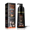 Organik Doğal Argan Hızlı Saç Boyası Şampuanı Siyah Saç Rengi Boyası Gri Beyaz Saçları Kapatmak İçin