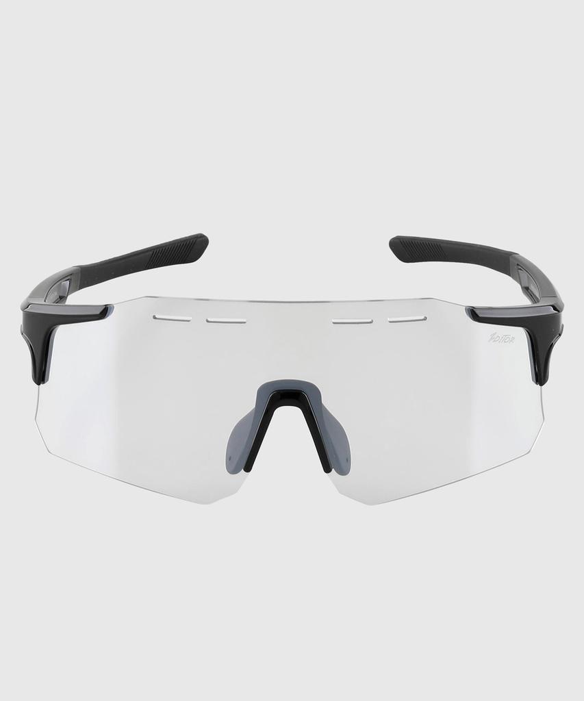 Tuditeo Nus Goggles Uv Protection Athletic Sunglasses C5 Photochromic Silver/Black Frame