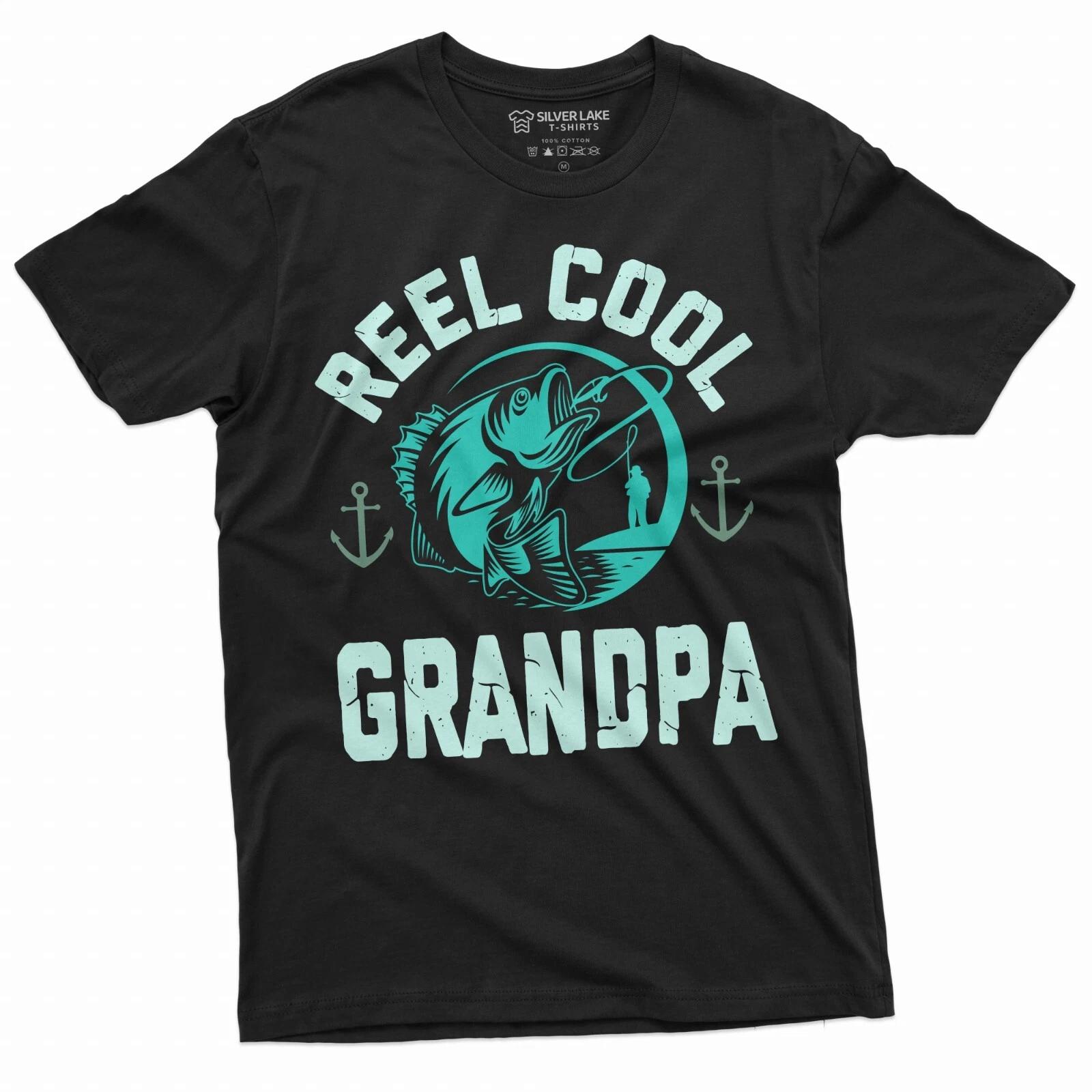 Fishing Shirt Reel Cool Grandpa Shirt Fishing Tee Cool Fishing Gift For Grandpa M