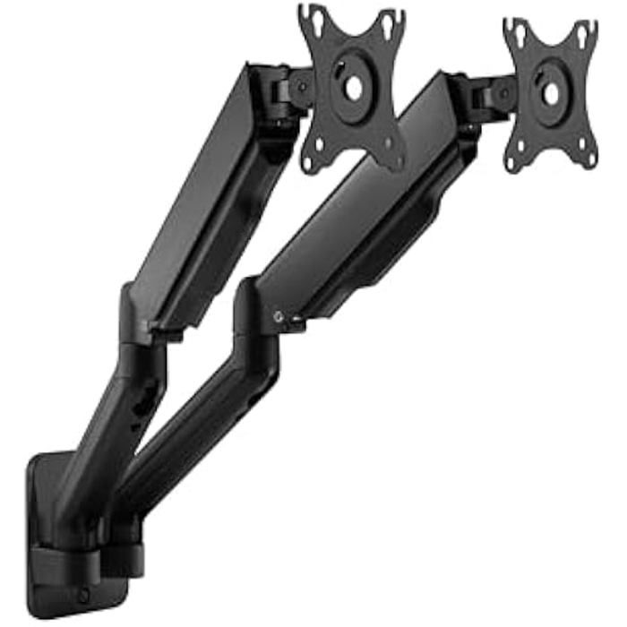 Support Mural Double Écran - EQUIP - 650138 - 17"-32" - Charge Max 9kg - Inclinaison 180°