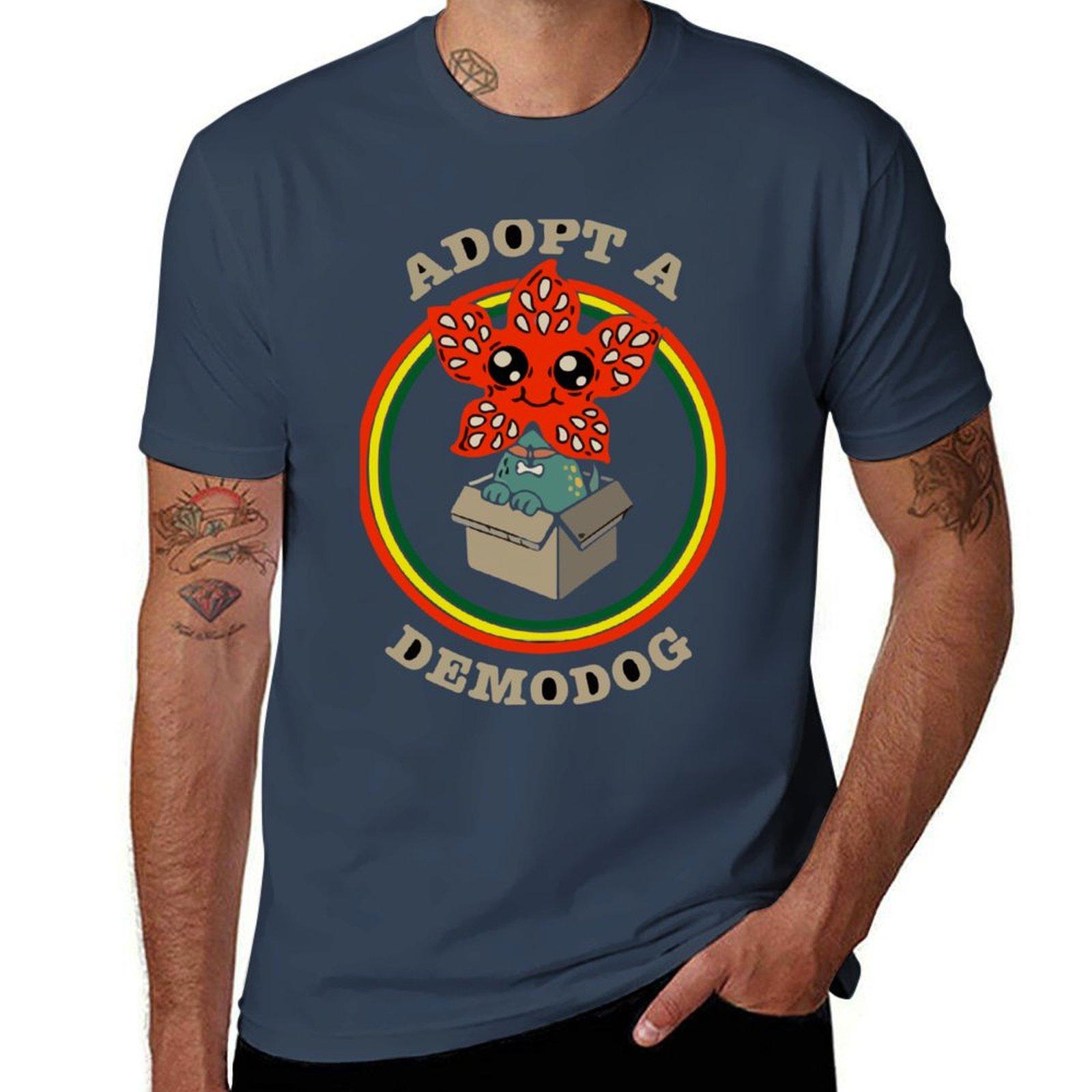 Adopt A Demodog Demodog T-Shirt cotton t shirt man man t shirts for men printed t shirts for man T-Shirt S