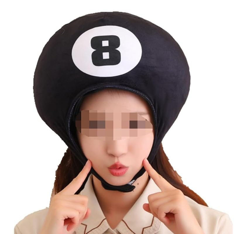 

[DOKiDOKi] billiards ball Headgear cosplay disguise hat headgear Kigurumi costume Watching the match support photo shoot funny goods event party Goods