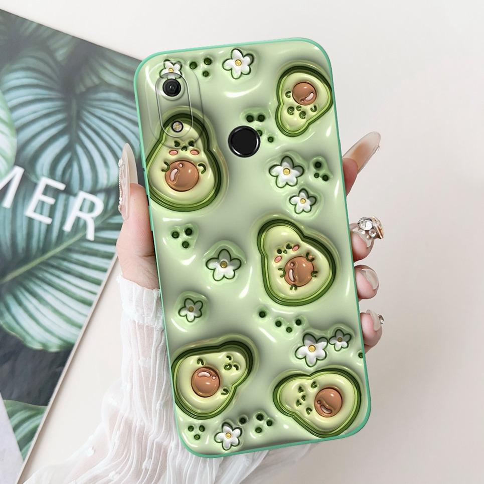 For Huawei Y6 Y6s Y6 Prime 2019 Case Stylish Painted Soft Silicone TPU Phone Back Cover For Honor 8A Prime Pro 2020 Funda Coque