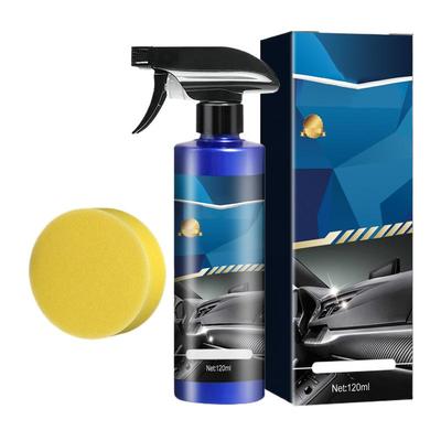 Car Detailing Interior Cleaner 120ml Auto Cleaning Spray Automotive Cleaner Gentle Inside Auto Shine Vehicle Detailing Liquid