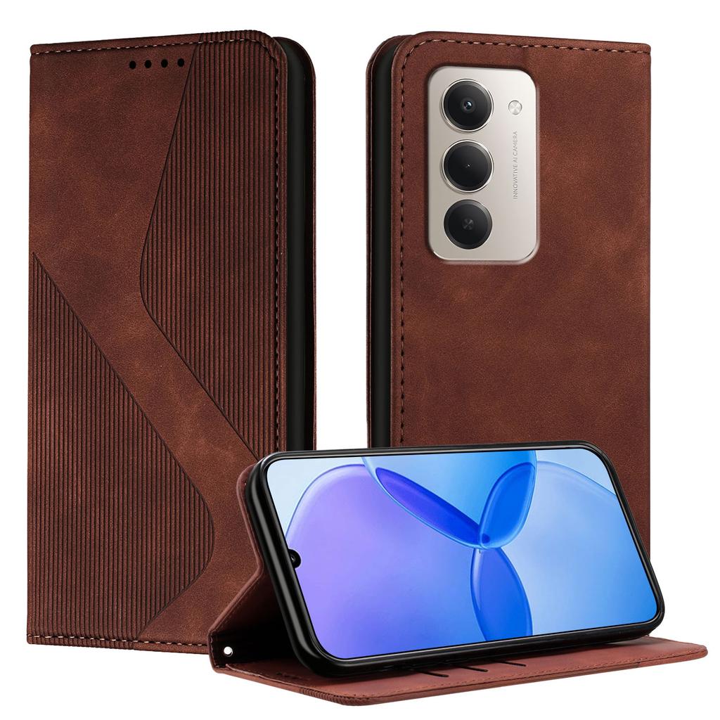 For Xiaomi Redmi 15 5G (EU) (171mm)/Xiaomi Redmi 15 4G (EU) (171mm) Phone Cover Skin-touch Feel Leather Wallet Case with Stand