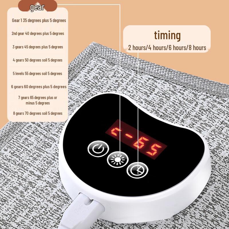 Nanxu Elektrischer Fuß- und Beinwärmer für unter den Schreibtisch