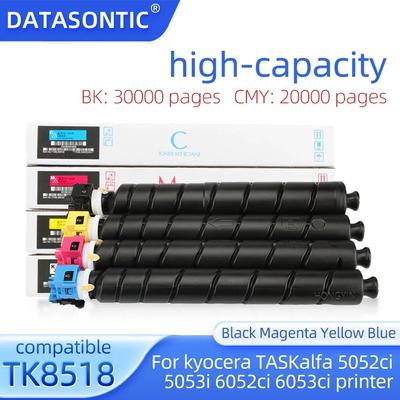 Compatible TK-8518 8518 TK8518 Portador de Tóner Para impresora kyocera TASKalfa 5052ci 5053i 6052ci 6053ci Polvo Color tambor