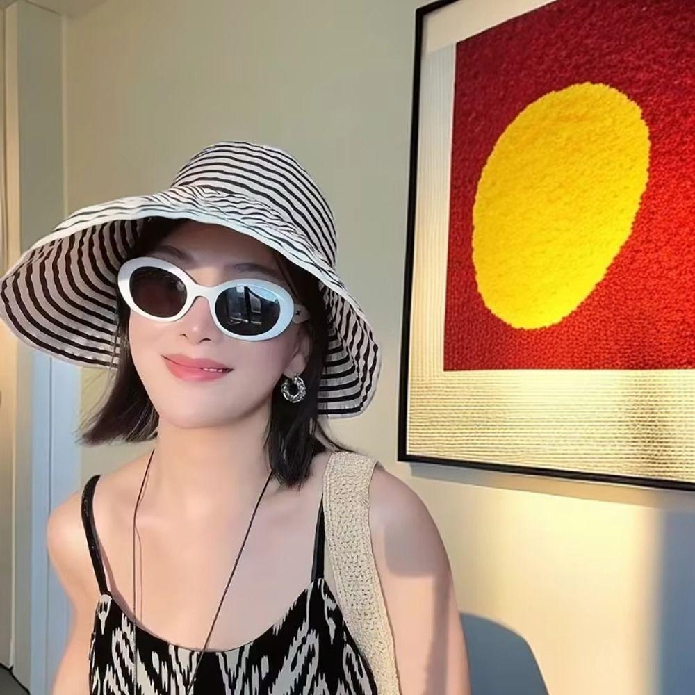 1Pcs Foldable Sun Cap Sunproof Sunscreen Basin Hat New Summer Hat  Women