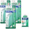 GUM Interdental for Molar Wire Type L 10 Brushes X 3 Packs Bonus Included Brushes, L-Shaped, Care, [Size (5)], +