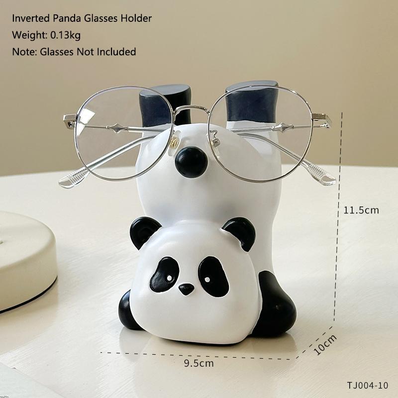 

Милый перевернутый держатель для очков в виде панды, подставка для очков для офисного стола, стойка для хранения солнцезащитных очков, украшение для дома, спальни, сувенир, подарок